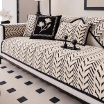Nisupea Lehtede Žakard Diivanikate Paksenatud Palus libisemiskindel Kate Mittep&otilde;hine Diivanir&auml;tik Diivanipadi Elutoa Moodsa Kodu Dekoor 70x70cm 1pcs black