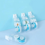 4 tk/komplekt Kahepoolne kleept&auml;ppide liimiteip DIY k&auml;sitsi valmistatud rullteip Kirjatarbed scrapbooking kleeplint 4pcs