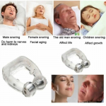 Embout buccal et Silicone Anti-ronflement, protection contre l'apn&eacute;e, plaque de bruxisme, aide au sommeil, [725A9C8]
