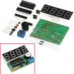 AT89C2051 4-bitine digitaalne elektrooniline kell DIY jootmispraktika jootmisoskused