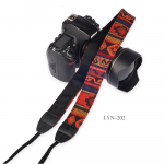 Etnilise v&auml;hemuse v&auml;rvimustriga kaamera kaela &otilde;larihm Canoni Nikoni Sony peegelkaamera DSLR-kaamera fotograafia tarvikutele. 202