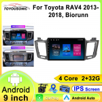 10-tolline Android 12 autoraadio Toyota RAV4 4 XA40 5 XA50 2013 - 2018 jaoks Auto Multimeedia Video M&auml;ngija 2 Din GPS Navigatsioon CarPlay 4-core 2GB+32GB