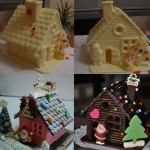 3D maja uks DIY silikoonist fondantvormi tordikaunistus &scaron;okolaadil&otilde;ikuri vorm