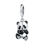 Originaalne Uus 925 Sterlingh&otilde;be Panda Kameeleon Elevant Ripats Helmed DIY Stiilis Helmes K&auml;ev&otilde;ru Tarvikud K&auml;ev&otilde;ru Personaliseeritud Ehted white