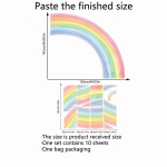 Liimivaba seinakleebis vikerkaar p&otilde;hjamaises stiilis seinakleebis elutuba t&uuml;druku magamistuba taustakaunistus isekleepuv ei sisalda pvc-d