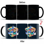 Space Cube kohvikruus keraamiline kuumustundlik tass BSKT-232 originaalkruusid kohvitassid V&auml;rvimuutuskruusid Joogin&otilde;ud Tasuta kohaletoimetamine 301-400ml