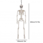 90 cm Halloweeni &otilde;udusfilmi anatoomia liigutatav kolju skelett Halloweeni rekvisiidid Positsioneeritav t&auml;issuuruses skeleti rekvisiit Halloweeni kaunistus