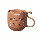 1 tk armas koomiksikassi kruus Loov kingitus lastele, mis sobib ideaalselt kodureisiks. Paksendatud plastikust pesutass hambaharja ja suuvee jaoks 301-400ml