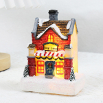 Lighted up Christmas Village House Scene Decoration LED Style A