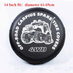 14 15 16 17 4WD 4x4 PVC Nahast tagavararatta rehvi katte kott kott Protector autorehvid 14 tolli Jeep Hummeri jaoks