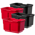 KADAX Pojemnik magazynowy Warsztatowy Organizer 4szt