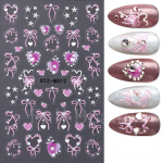 3D-s&uuml;dame k&uuml;&uuml;nekleebised liblikas k&uuml;&uuml;nekunst liugurid kleebised fooliumid manik&uuml;&uuml;ri kaunistused