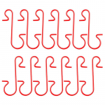 50pcs Christmas Ornaments Metal S-Shaped Hooks Holder Christmas Tree Ball Pendant Hanging Decorations for home Navidad New Year