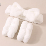 3-osaline spaapeapaela komplekt, n&auml;opesurihma n&auml;opesumansetid, k&auml;ter&auml;tik randmepael, juuksepeapael, n&auml;opesurihm naistele hall v&auml;rv