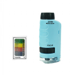 Lastele m&otilde;eldud mikroskoop, teie v&auml;ike teadlane Mikroskoop lastele m&otilde;eldud mikroskoop, kaasaskantav lastemikroskoop k&auml;eshoitav skoop One Size sinine