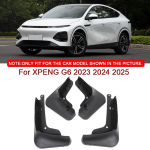 Sobib XPENG G6 2023 2024 2025 Autode Kujundus ABS Autode Poritiivad Pihustuskaitsed Porikaitse Eesmised Tagumised Tiivad Autotarvikud must