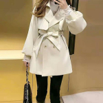 Trenchcoat Naiste L&uuml;hike Kevad ja S&uuml;gis Uus V&auml;ike Jakk Jakk XL beige