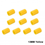 10 tk 13 mm piljardikii pea kaitsekate Kokkup&otilde;rkevastane kulumisvastane kummist basseini kii otsiku &uuml;mbris piljarditarvikud 13MM must