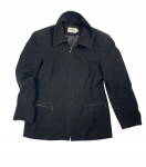 Czarna kurtka z wełny damska Tribal 40 - Used