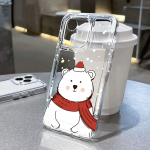 J&otilde;ulukattega telefonikott iPhone 11 13 XR 15 Pro Max 12 16 Pro Max jaoks, iPhone 14 7 8 Plus XS Max jaoks, Samsung A15 A55 A05 jaoks, Redmi 12 13C 13 jaoks, Huawei Mate 30 40 jaoks iPhone 15 valge