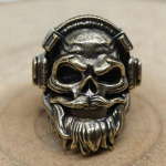 1TK Muusikaekspert Kolju Messingist Nuga Helmed V&auml;ljas EDC T&ouml;&ouml;riist DIY Paracord N&ouml;&ouml;rv&otilde;tmehoidja Ripatsid Kootud N&ouml;&ouml;rist K&auml;ev&otilde;rud Aksessuaarid messingu