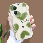 Armas koomiksimustriga kreemjas tekstuuriga korpus, lainelise servaga pehme silikoonkaanega telefoni&uuml;mbris Vivo jaoks Vivo S1 Pro valge