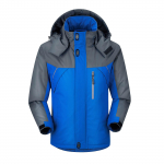 Meeste naiste suures suuruses kapuutsiga &uuml;leriided kalap&uuml;&uuml;gi suusad soojad matkad tuulekindlad M sinine