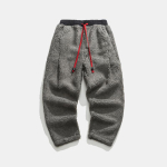 2024 Talv Uued Meeste &Uuml;hev&auml;rvilised Fliisip&uuml;ksid Meeste Soojad Retro Vabaaja Lambavillap&uuml;ksid Meeste Streetwear Hiphop L&otilde;dvad Laiad P&uuml;ksid Meeste Paksud P&uuml;ksid 5XL hall