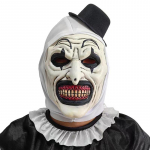 Hot Sale Scary Terrifier 3 Cosplay Mask Halloween Art The Clown Bloody Latex Pehme rekvisiidid Peo T&auml;iskasvanute Terrifier Kost&uuml;&uuml;m Maskid