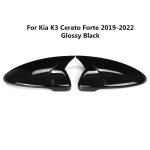 2X Tahavaate k&uuml;ljepeegli kate Tiibkork V&auml;lisukse tahavaate korpuse liist Kia K3 Cerato Forte 2014-2017 2019-2022 jaoks