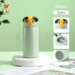 320/460ML Laste Roostevabast Terasest Termospudel Kaasaskantav Laste K&otilde;rrega Kruus K&uuml;lm ja Kuum Termiline Termos &Otilde;pilase Veepudel 300-460ML