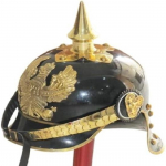 Saksa Preisi Pilckelhaube'i kiiver Brass Accent Imperial Offical Spike Kiiver