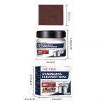 100 ml metallist poleerimisvaha roostevabast terasest v&otilde;imas plekke puhastav vaha rasvaeemaldus puhastusvahend potivalamu pliidi puhastuspasta 100ml