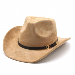 Talvine etniline tiibeti stiilis l&auml;&auml;ne kauboi m&uuml;ts s&uuml;gisene ja talvine meeste ja naiste seemisnahast m&uuml;ts v&ouml;&ouml; jazzm&uuml;ts M（56-59cm）