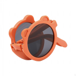 Children's Foldable Sunglasses: Stylish Sun Protection for Fun in The Black Gray