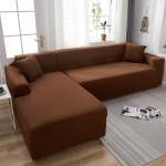 Nordic Chaise Longue elastne diivani kate &ndash; universaalne kogu hooaja padjakatte komplekt four people 235-300cm kohv