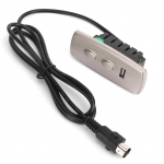L&uuml;liti kontroller 2 nuppu 5 kontaktiga USB-port laadimine elektriliste diivanite kaugjuhtimispult kodukasutuseks