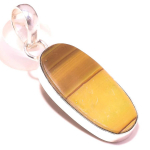 Green Opal Gemstone Pendant Handmade Ethnic Unique Design Jewelry 1.9 f4v48