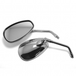 2tk Mootorratta tahavaatepeegel, elektrifitseeritud roostekindel selge pind Juhtraud tahavaate k&uuml;lgmiselt