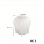 DIY kipsist vaas k&uuml;&uuml;nlajalg, sile &uuml;mmargune toru lilleistutaja k&uuml;&uuml;nlaalus silikoonvorm