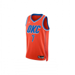 Jordan Chet Holmgren Oklahoma City Thunder Statement Edition S&auml;rk Unisex Korvpallis&auml;rk Oranž DO9537-893 M