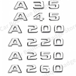 3D ABS Auto pagasiruumi t&auml;hed Rinnam&auml;rk Embleem Kleebised Mercedes Benz A-klassile A35 A45 A200 A220 A250 4Matic W169 W176 W177 A35 h&otilde;be