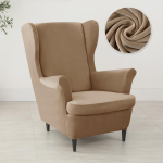 Sametist tiibtoolikate Veniv spandexist tiibtoolikate Elastsed tugitoolikatted Diivanikatted istmepadjakattega beige
