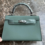 24 uus ehtsast nahast naiste kott peopesa mustriga mini 22CM25 kott h&otilde;bedane pandlaga k&auml;ekott &uuml;he &otilde;laga 22CM+2 shoulder straps without lock