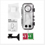 2025 N&auml;htamatu &uuml;mbris Insta360 X3 X4 jaoks Veekindel korpuse kate Insta 360 X4 kaamera jaoks Veealune 60M sukeldumiskest Tarvikud Glass Version X4 valge