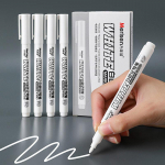 Valge marker Alkohoolne v&auml;rv &Otilde;line Veekindel Rehvide v&auml;rvimine Grafitipliiatsid P&uuml;siv geelpliiats Kangale Puidule Nahale Marker onesize