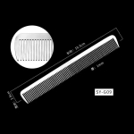 &Uuml;li&otilde;huke titaanterasest roostevabast terasest juuksurikamm Meeste juuste kujundamine ots-sabakammid Professionaalne juuksehari