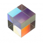 Optiline klaasprisma kuubik RGB dispersiooniga p&auml;ikesep&uuml;&uuml;dja ​​kunstkristallselge minikuubik 10 mm
