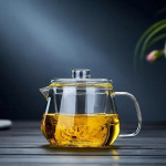 Klaasist Teekann Pingviini Kujuga Hiina Tee Tseremoonia L&auml;bipaistev Teekannu Komplekt Tass S&otilde;el K&otilde;rge Boorsilikoonist Kann 480/600ML