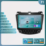 Ossuret Juhtmevaba Carplay Android 13 UIS7862S 2din Autoraadio Multimeediam&auml;ngija Honda Accord 7 2003-2007 jaoks 4G Navigatsioon GPS BT Roolinupu Kontroll RDS Bluetooth DVR P1 4Core 1G 32G AI